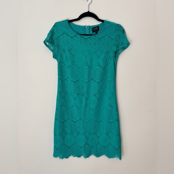 Laundry By Shelli Segal Dresses & Skirts - Laundry by Shelli Segal Lace Shift Dress - Teal, Women’s Size 2